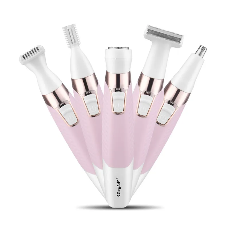 CkeyiN 5 In 1 Electric Epilator Hair Remover Nose Trimmer Eyebrow Shaving Removal Women Body Shaver trimmer Female Razor
CkeyiN 5 In 1 Electric Epilator Hair Remover Nose Trimmer Eyebrow Shaving Removal Women Body Shaver trimmer Female Razor