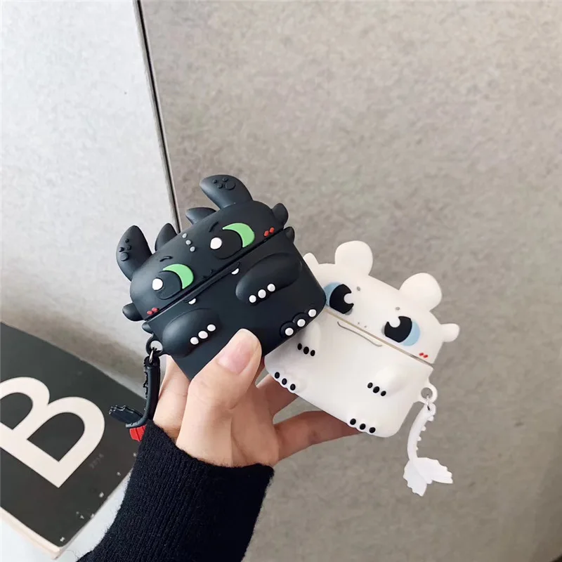 Cute Dragon for Airpods Pro Case Cartoon Black Dragon Style Silicone Protective Charging Box Case for Airpods Pro 3 Accessories
Cute Dragon for Airpods Pro Case Cartoon Black Dragon Style Silicone Protective Charging Box Case for Airpods Pro 3 Accessories