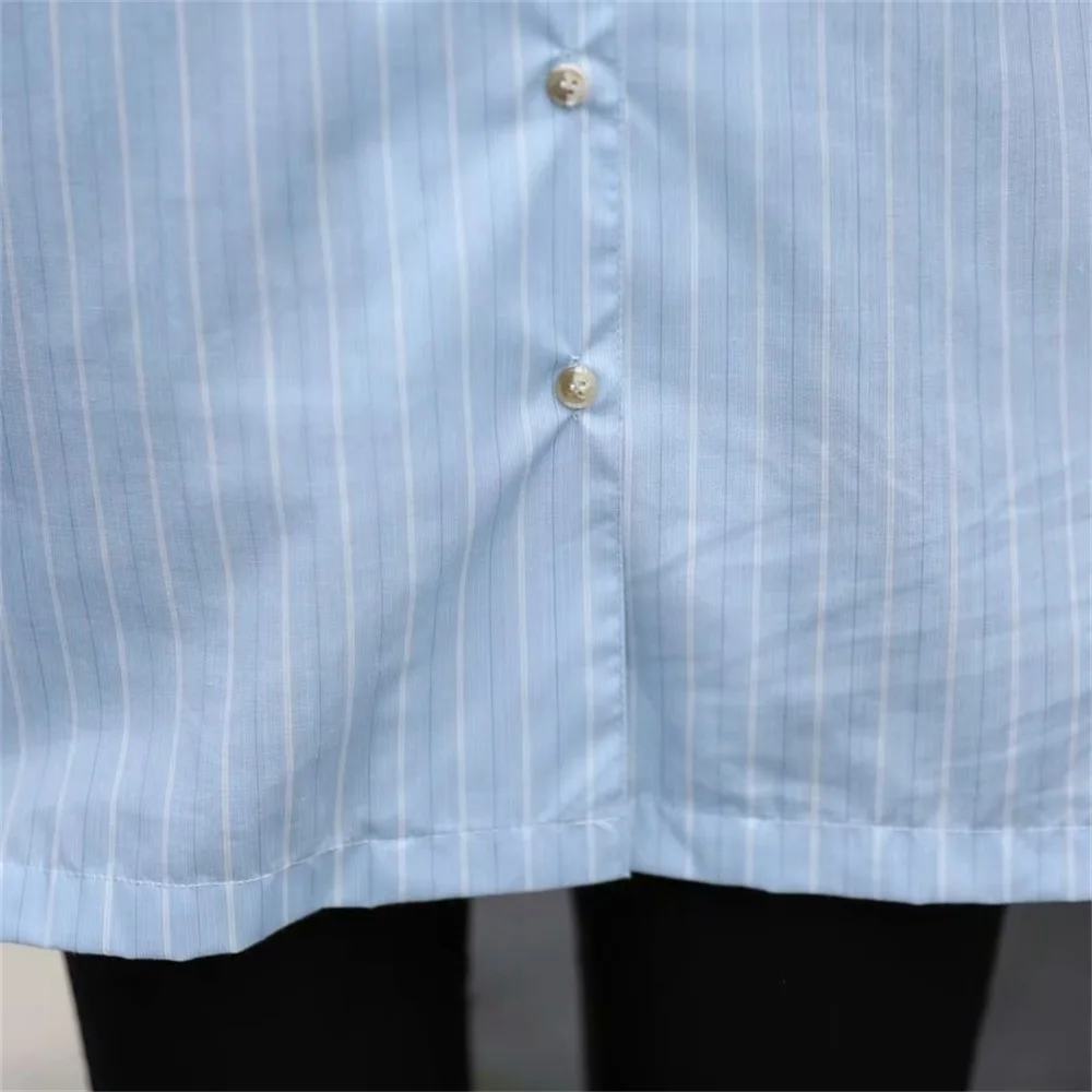 2020 spring women's new retro light cooked casual lapel long sleeve star with the same cuffs ant embroidered striped shirt
2020 spring women's new retro light cooked casual lapel long sleeve star with the same cuffs ant embroidered striped shirt