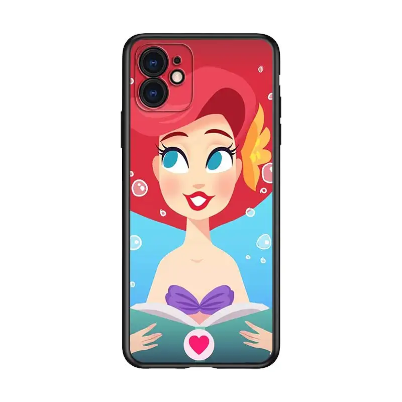 Mermaid Disney Princess Cute for Apple iPhone 12 Pro Max Mini 11 Pro XS Max X XR 6S 6 7 8 Plus 5S SE2020 Soft Black Phone Case 
Mermaid Disney Princess Cute for Apple iPhone 12 Pro Max Mini 11 Pro XS Max X XR 6S 6 7 8 Plus 5S SE2020 Soft Black Phone Case