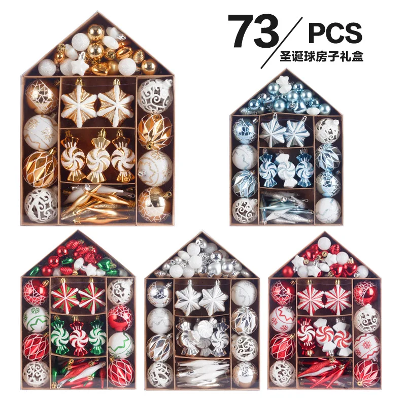 73PCs Shatterproof Christmas Ball Ornaments Set Decorative Baubles Pendants for Xmas Tree Wedding Party Decoration
73PCs Shatterproof Christmas Ball Ornaments Set Decorative Baubles Pendants for Xmas Tree Wedding Party Decoration