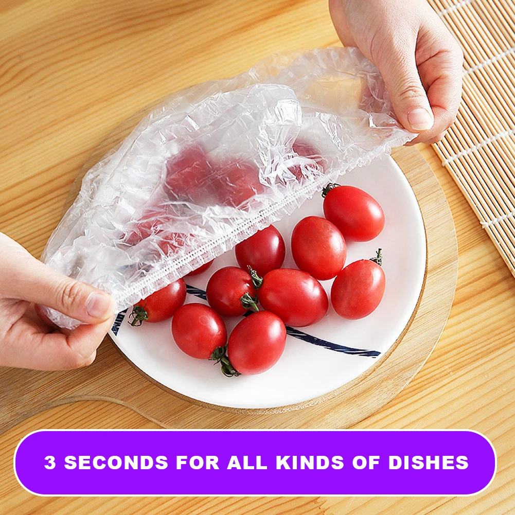 100pcs Disposable Saran Wrap Thick Cling Film Elastic Food Lids Household Refrigerator Preservation Covers Kit
100pcs Disposable Saran Wrap Thick Cling Film Elastic Food Lids Household Refrigerator Preservation Covers Kit