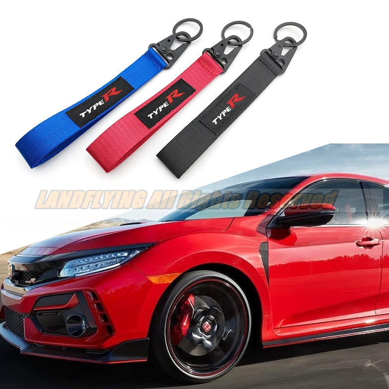 Новинка JDM стильный брелок для ключей с гладкой поверхностью автомобиля тип R