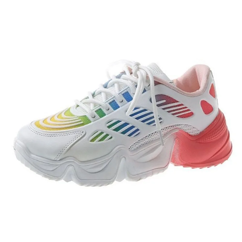 spring Sneakers Women Thick Bottom Daddy Shoe Thick Bottom Round Toe Breathing Leisure Female Vulcanize Shoes s267
spring Sneakers Women Thick Bottom Daddy Shoe Thick Bottom Round Toe Breathing Leisure Female Vulcanize Shoes s267