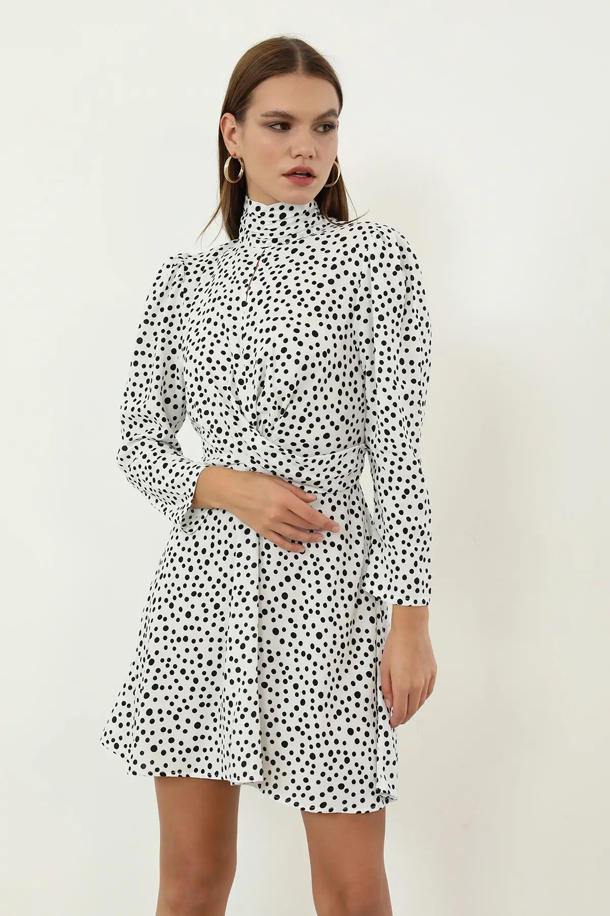 Polka Dot Pattern Dress Women Dress Top Blouse Dress Women Mini Dress Skirt Clothes Elegant Sexy Party Cut Out Beach Simple stylish nightgown
Polka Dot Pattern Dress Women Dress Top Blouse Dress Women Mini Dress Skirt Clothes Elegant Sexy Party Cut Out Beach Simple stylish nightgown