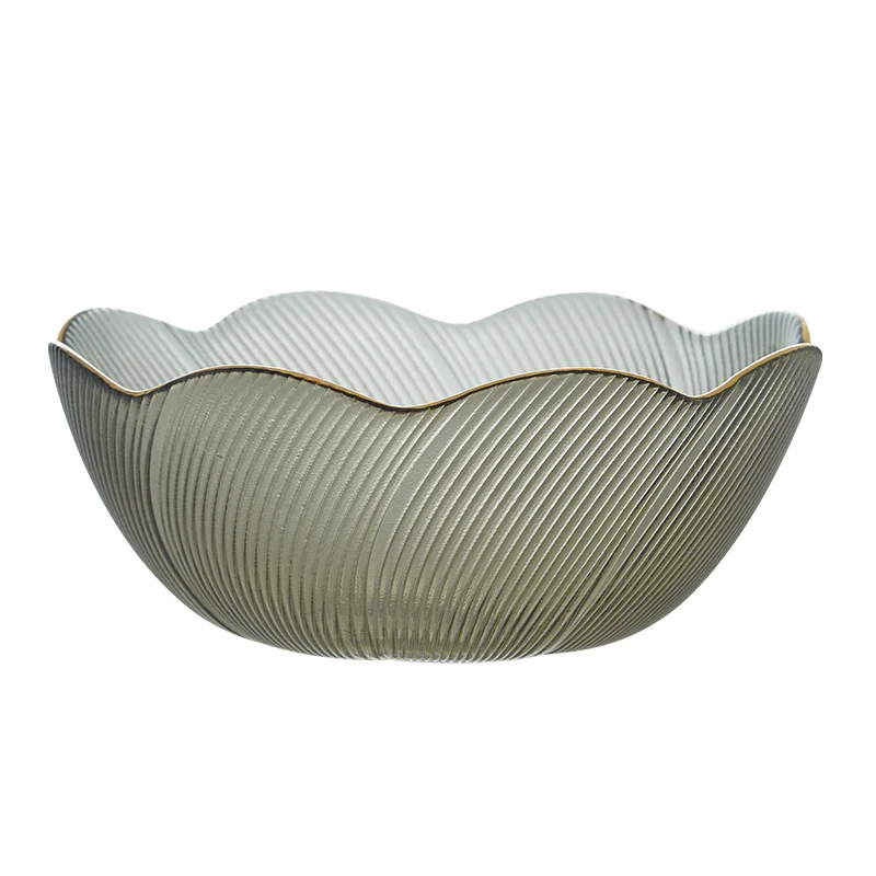 2021 Flower Shape Glass Serving Bowl Glass Bowll with Gold Edge for Salad Dessert Fruit and More Small Medium Large
2021 Flower Shape Glass Serving Bowl Glass Bowll with Gold Edge for Salad Dessert Fruit and More Small Medium Large