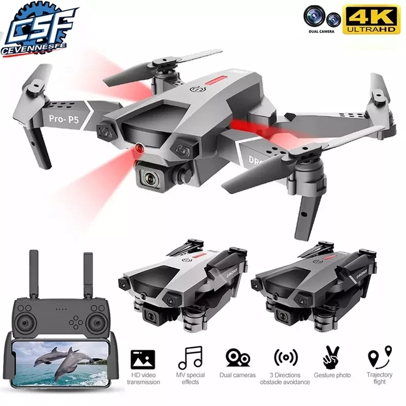 2021 New P5 Mini Drones With Camera HD 4K Fpv Infrared Obstacle Avoidance Collapsible Quadcopter Rc Helicopter Rc Drone Toys
2021 New P5 Mini Drones With Camera HD 4K Fpv Infrared Obstacle Avoidance Collapsible Quadcopter Rc Helicopter Rc Drone Toys