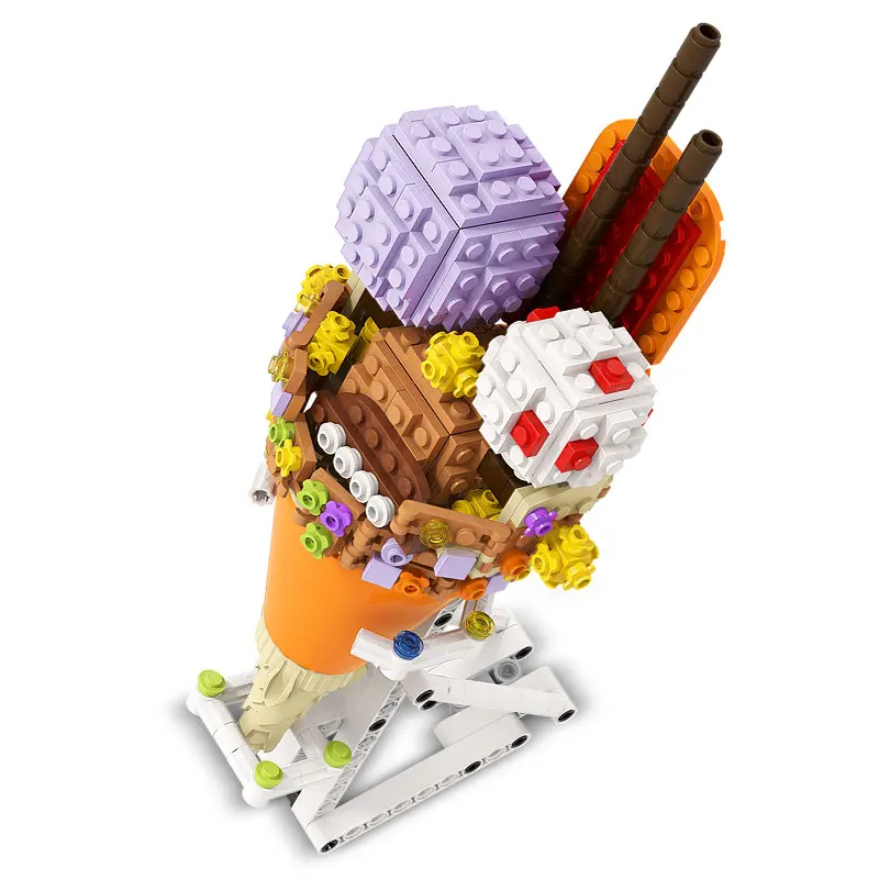 Ice Cream Cones Chocolate Strawberry Building Blocks Kit Snow Cake Bricks Idea Assemble Toys MOC Children Birthday Gifts
Ice Cream Cones Chocolate Strawberry Building Blocks Kit Snow Cake Bricks Idea Assemble Toys MOC Children Birthday Gifts