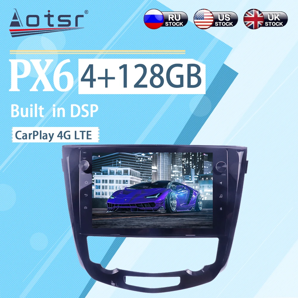 4+128GB For Nissan X-Trail Qashqai 2013 - 2017 Android 10 WIFI Carplay Car Multimedia Radio Player GPS Navigation Stereo Player
4+128GB For Nissan X-Trail Qashqai 2013 - 2017 Android 10 WIFI Carplay Car Multimedia Radio Player GPS Navigation Stereo Player