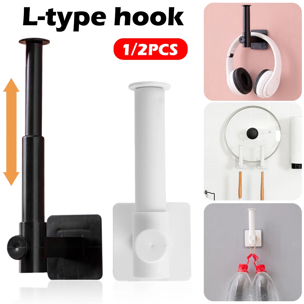 Large Wall Hooks L-Type Utility Hooks Telescopic Arm Multipurpose Bathroom Kitchen Self Adheisve Hooks for Coats Pot Lids Towels
Large Wall Hooks L-Type Utility Hooks Telescopic Arm Multipurpose Bathroom Kitchen Self Adheisve Hooks for Coats Pot Lids Towels