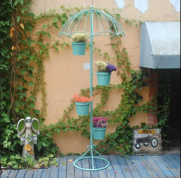 Balcony Flower Rack Nordic Floor Umbrella Iron Art Multi-storey Green Lome Window Flower Shop Bar Outdoor
Balcony Flower Rack Nordic Floor Umbrella Iron Art Multi-storey Green Lome Window Flower Shop Bar Outdoor
