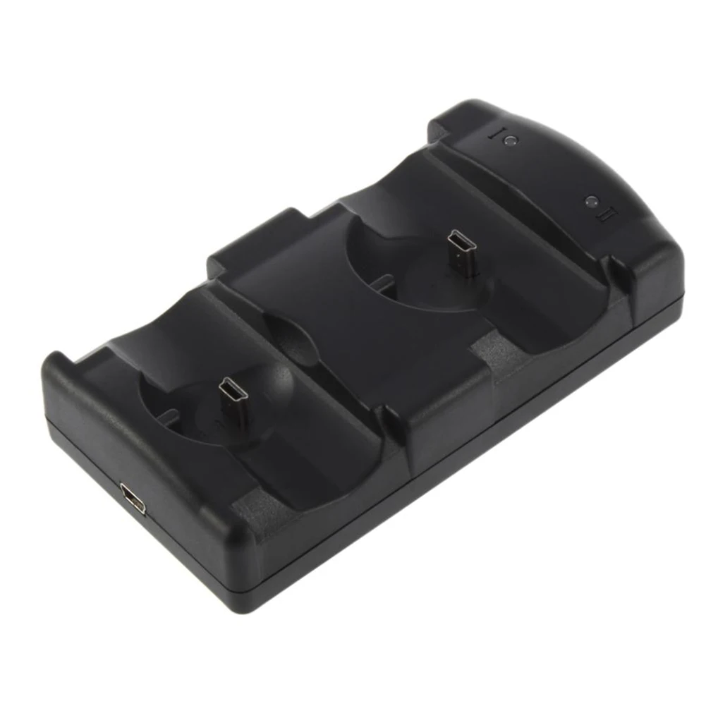 Двойное зарядное устройство USB с двойной зарядкой док-станция для PlayStation 3 Sony Move