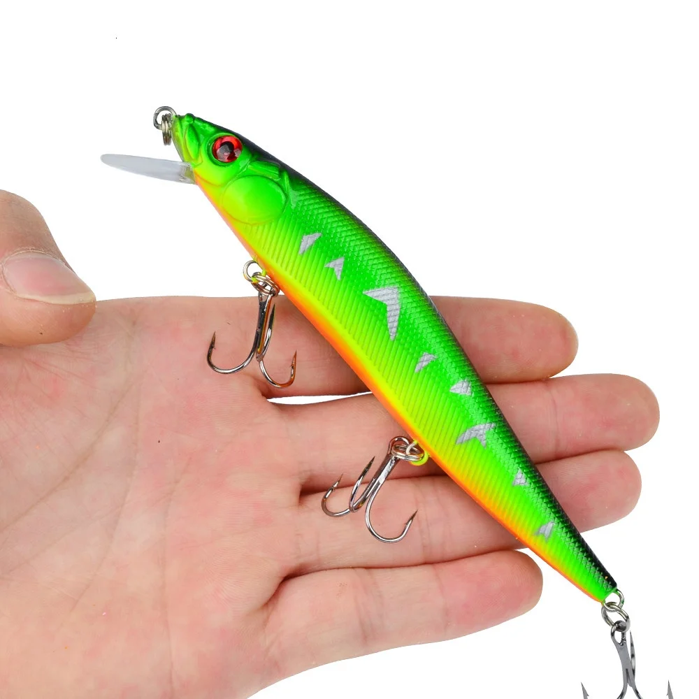 

1Pcs Wobbler Fishing Lure 14mm 23g Floating Minnow Hard Bait 3 Fish Hooks Crankbait Fishing Tackle For Trout Pike Perch Bass