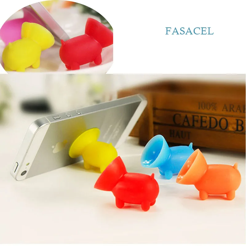 

Silicon Cute Pig Cell Phone Stand Desktop Holder Table Smartphone Stander For IPhone Samsung Xiaomi Huawei,Phone Accessories