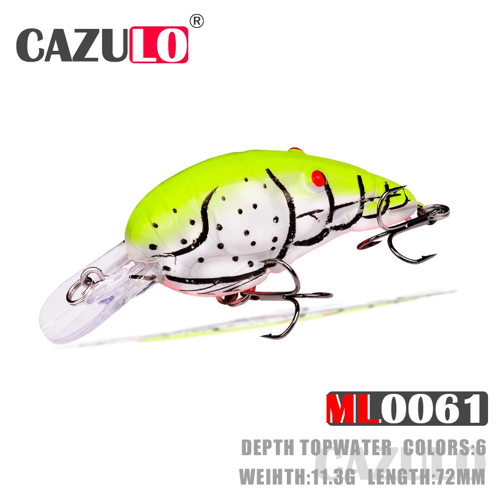 Fishing Accessories Lures Floating Crankbait Isca Artificial Weights 11.3g 7.2cm Pesca Accesorios Mar Wobblers Carpe Fish Leurre
Fishing Accessories Lures Floating Crankbait Isca Artificial Weights 11.3g 7.2cm Pesca Accesorios Mar Wobblers Carpe Fish Leurre