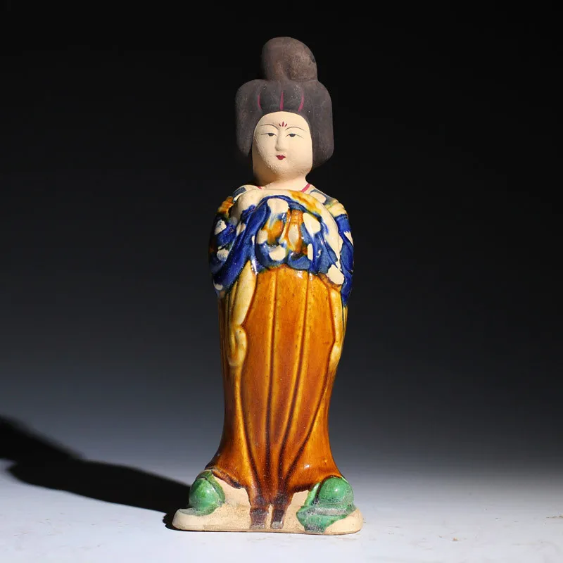 Tang tri-colored Pottery Lady Decoration Antique Shelf Ceramics Classical Fat Beauty Statue Home Decoration Accessories X3493
Tang tri-colored Pottery Lady Decoration Antique Shelf Ceramics Classical Fat Beauty Statue Home Decoration Accessories X3493