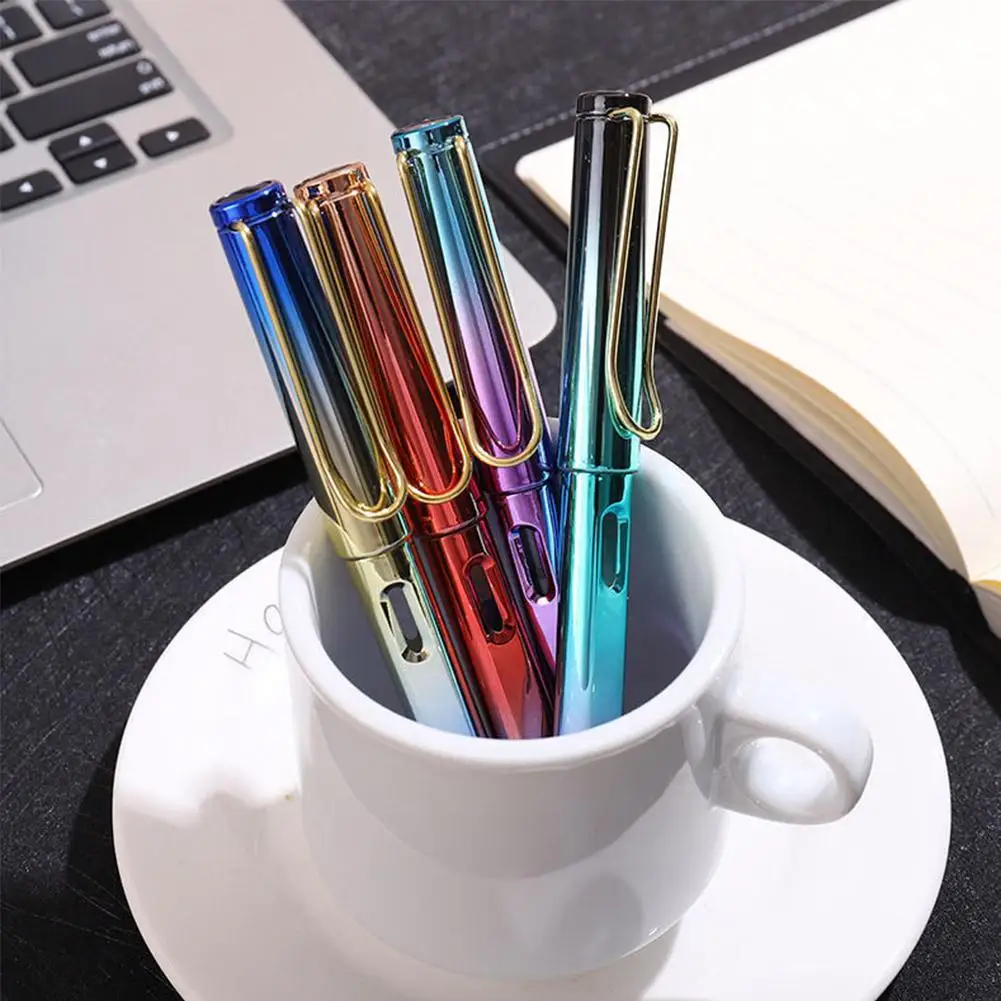 1PC Fashion Gradient Fountain Pen Business Student Extra Nib Fine school Calligraphy Supplies Office stationery 0.5 mm Writ W0C9
1PC Fashion Gradient Fountain Pen Business Student Extra Nib Fine school Calligraphy Supplies Office stationery 0.5 mm Writ W0C9