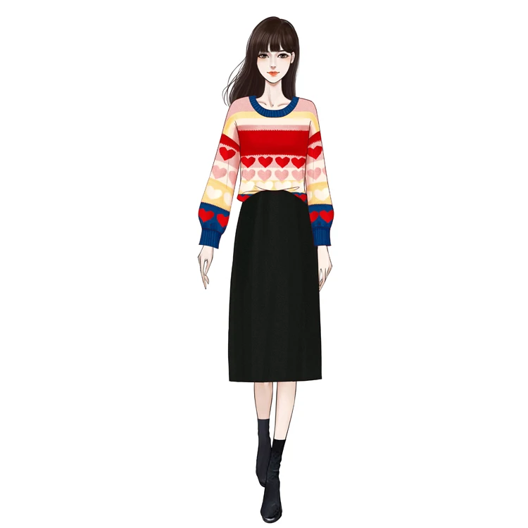 New winter love loose long-sleeved jacket outside pullover sweater long sleeve knitwear knitting black skirt women fall suit
New winter love loose long-sleeved jacket outside pullover sweater long sleeve knitwear knitting black skirt women fall suit