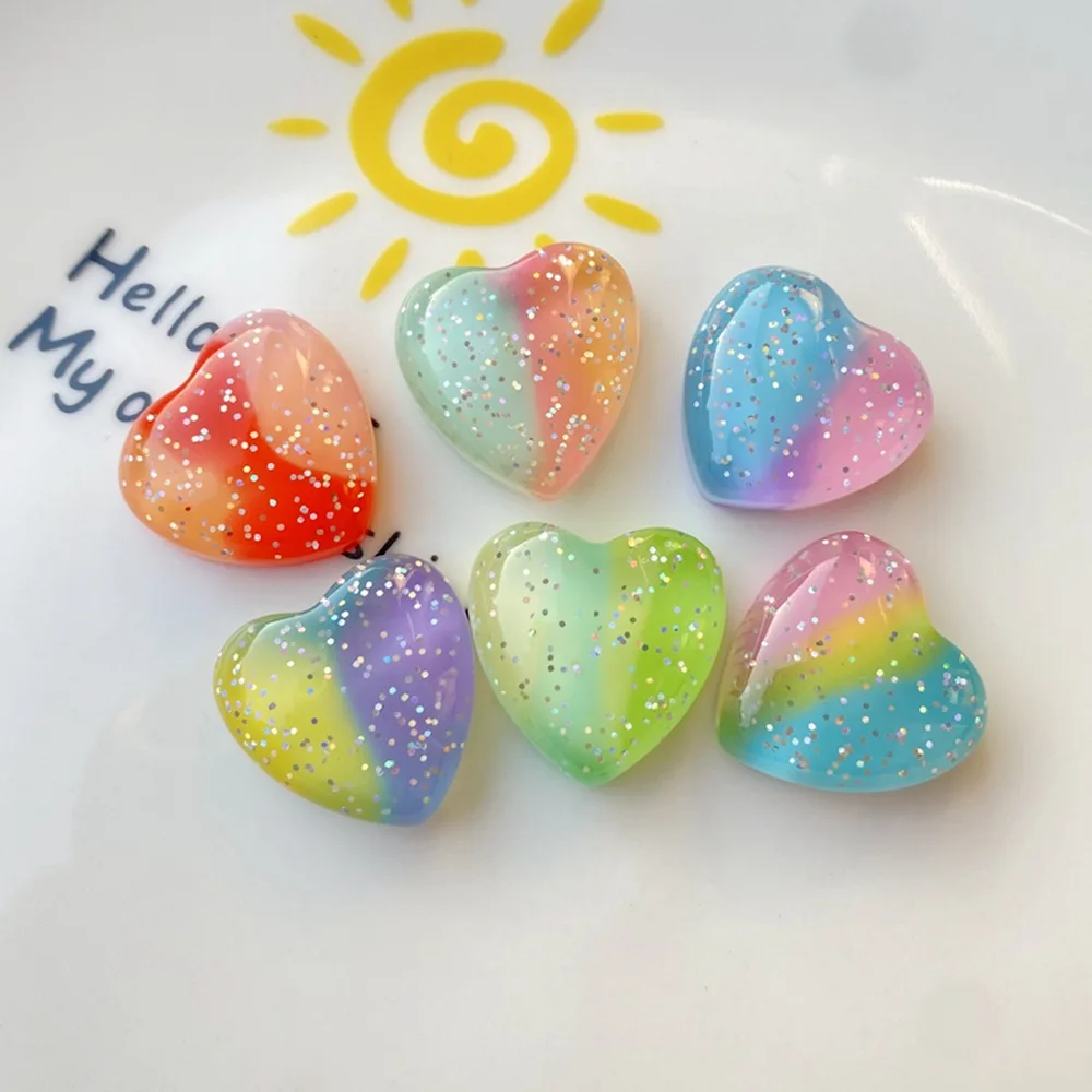 10 шт./лот Кабошон из смолы с плоской задней стороной кавайный градиентный цвет в форме сердца Скрапбукинг поделки для волос Аксессуары Сдел...
10 шт./лот Кабошон из смолы с плоской задней стороной кавайный градиентный цвет в форме сердца Скрапбукинг поделки для волос Аксессуары Сдел...