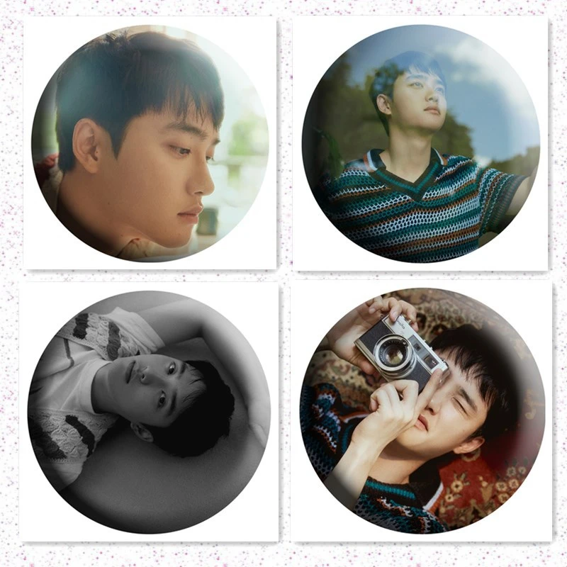 KPOP EXO Member D.O New Single Round Brooch Badge Mirror Pendant Keychain Bag Accessories For Men And Women Decoration Gifts F94
KPOP EXO Member D.O New Single Round Brooch Badge Mirror Pendant Keychain Bag Accessories For Men And Women Decoration Gifts F94