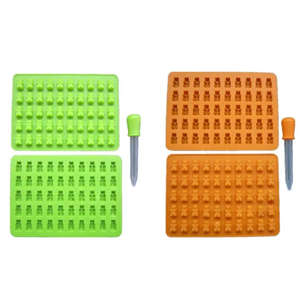 Silicone Chocolate Mold Ice Tray Jelly Moulds Fondant 50 Cavity 3D Gummy Bear Candy Maker Kitchen Cake Decorating Baking Tools
Silicone Chocolate Mold Ice Tray Jelly Moulds Fondant 50 Cavity 3D Gummy Bear Candy Maker Kitchen Cake Decorating Baking Tools