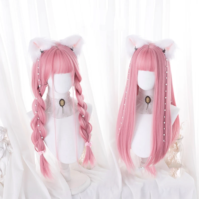 TALANG Long Synthetic Curly Wigs With bangs Natural Curly pink Wigs for Women Cosplay Wigs Heat Resistant Fiber Wigs
TALANG Long Synthetic Curly Wigs With bangs Natural Curly pink Wigs for Women Cosplay Wigs Heat Resistant Fiber Wigs