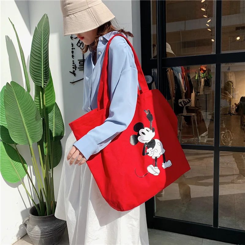 cartoon lady shoulder bag High capacity mickey mouse canves handbag cartoon shopping bag Disney big bag
cartoon lady shoulder bag High capacity mickey mouse canves handbag cartoon shopping bag Disney big bag