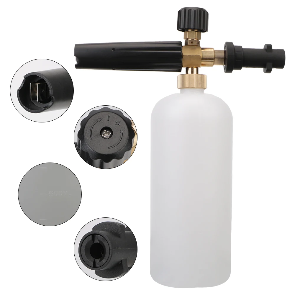 YOSOLO Adjustable Sprayer Nozzle High Pressure Washer Car Soap Foam Generator 1L Snow foam lance For Karcher K2 K3 K4 K5 K6 K7
YOSOLO Adjustable Sprayer Nozzle High Pressure Washer Car Soap Foam Generator 1L Snow foam lance For Karcher K2 K3 K4 K5 K6 K7