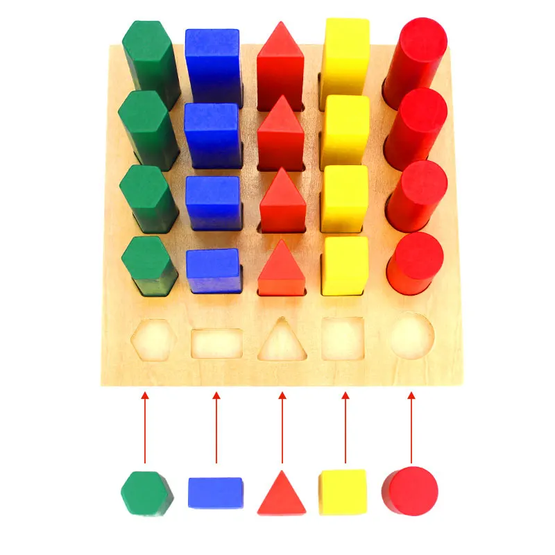 Montessori Materials Shape Geometric Ladder Montessori Sensory Board Learning Educational Preschool Learning Toys for Kids L466F
Montessori Materials Shape Geometric Ladder Montessori Sensory Board Learning Educational Preschool Learning Toys for Kids L466F