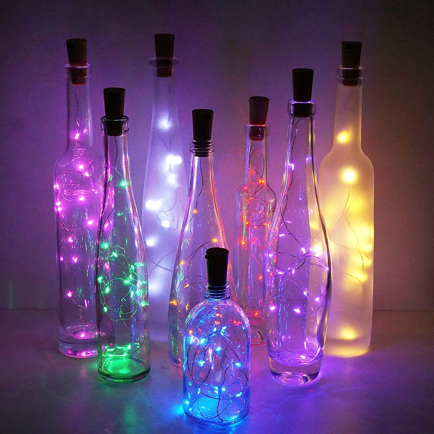 Christmas Garland Wine Bottle Cork Lights 20pcs/lot 2M 20LED Mini Fairy String Lights for Bar Wedding Indoor Room Decoration
Christmas Garland Wine Bottle Cork Lights 20pcs/lot 2M 20LED Mini Fairy String Lights for Bar Wedding Indoor Room Decoration