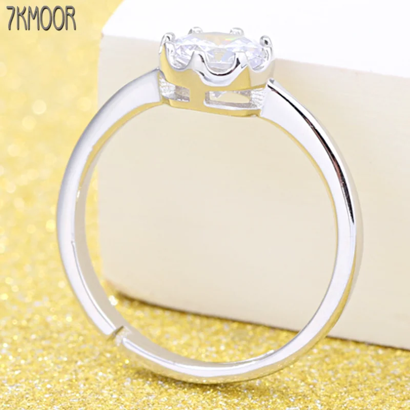 7KMOOR Boho Vintage 925 Sterling Silver Crystal Rings For Women Men Big Open Finger Rings Party Gifts Anillos CZR39
7KMOOR Boho Vintage 925 Sterling Silver Crystal Rings For Women Men Big Open Finger Rings Party Gifts Anillos CZR39