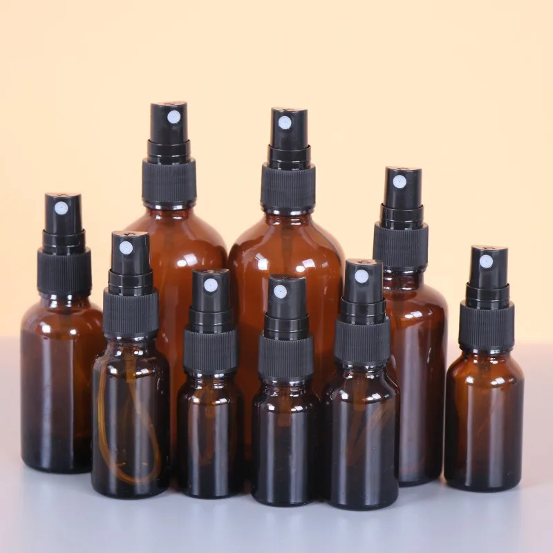 5-100ML Amber Glass Spray Bottle Mini Portable Essential Oil Mist Spray Bottles Container Travel Refillable Perfume Bottles
5-100ML Amber Glass Spray Bottle Mini Portable Essential Oil Mist Spray Bottles Container Travel Refillable Perfume Bottles