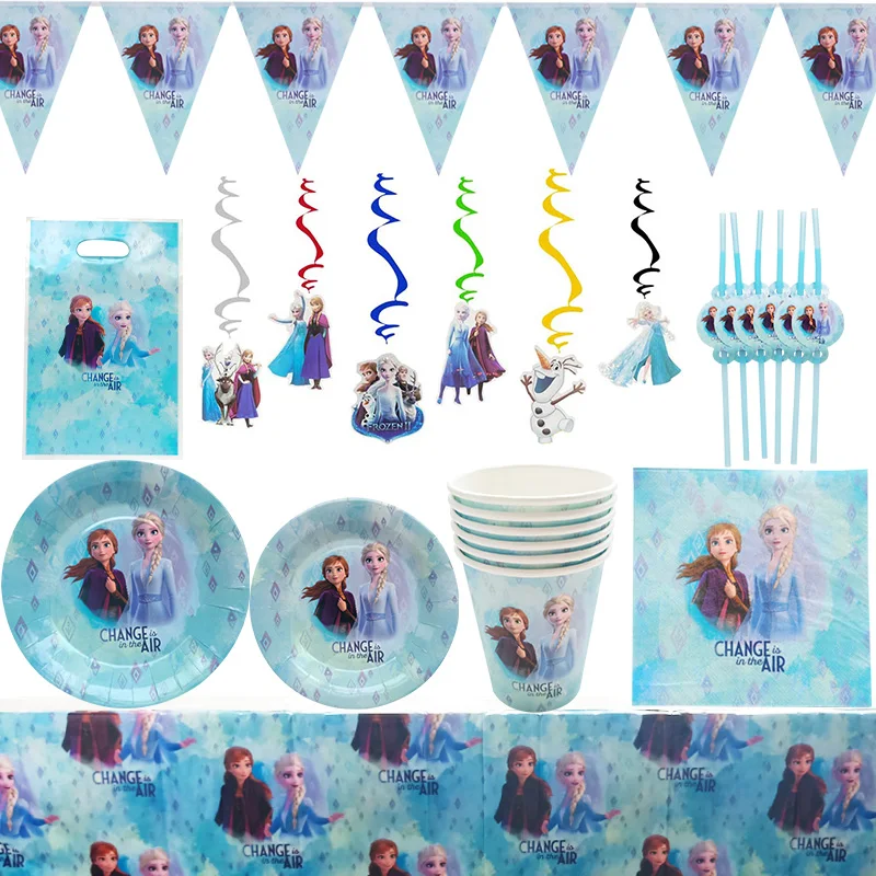 Frozen Party Blue Cartoon Characters Themes Disposable Cutlery Sets Napkins Paper Plates For Child Birthday Supplies Party Decor
Frozen Party Blue Cartoon Characters Themes Disposable Cutlery Sets Napkins Paper Plates For Child Birthday Supplies Party Decor