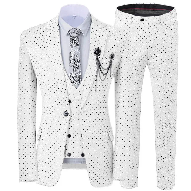 Men 3-Piece Little Bit Lapel Double Breasted For Men Wedding Suits Slim Fit Business Casual Blazer+Vest+Pants (No Tie) 2021
Men 3-Piece Little Bit Lapel Double Breasted For Men Wedding Suits Slim Fit Business Casual Blazer+Vest+Pants (No Tie) 2021