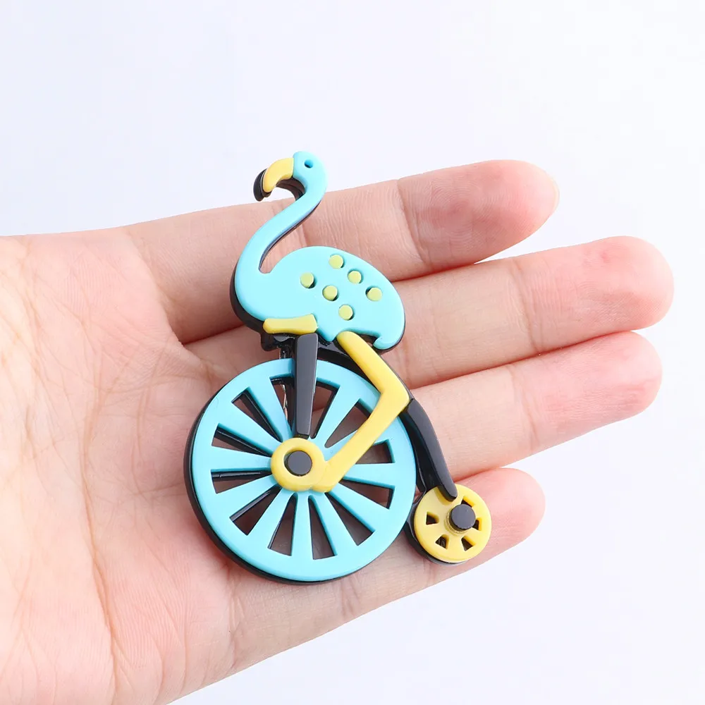 New Design Blue Bird With Wheel Brooches Pins Acrylic Corsage Clips Pins Brooch For Women Kids Suit Hat Scarf Decoration Jewelry
New Design Blue Bird With Wheel Brooches Pins Acrylic Corsage Clips Pins Brooch For Women Kids Suit Hat Scarf Decoration Jewelry