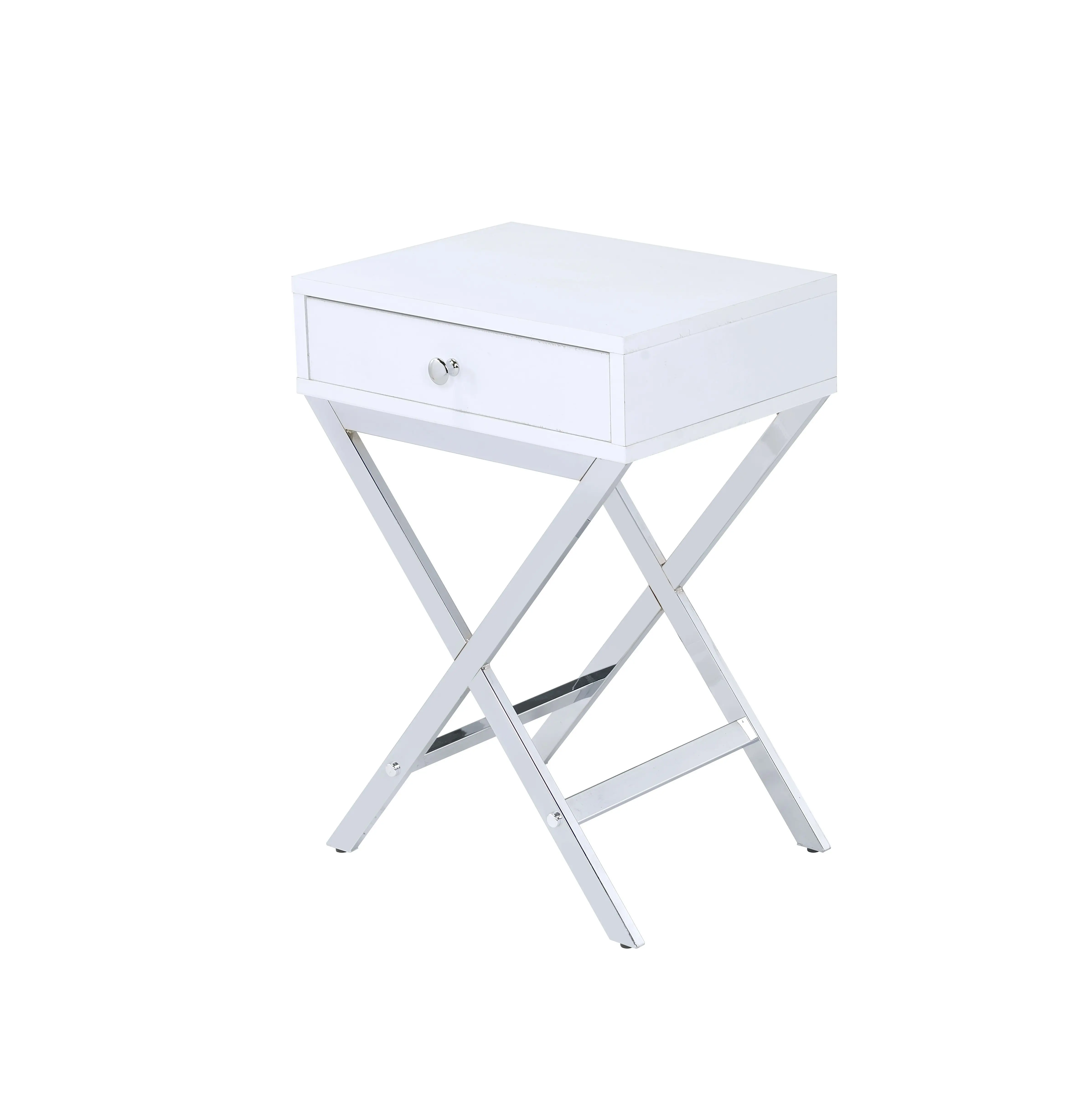 16 "x 12" x 22 "H приставной столик журнальный столик белый и хром тумбочка прикроватная US Warehouse
16 "x 12" x 22 "H приставной столик журнальный столик белый и хром тумбочка прикроватная US Warehouse