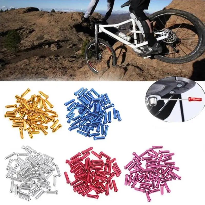 50Pcs/Lot Aluminum Alloy Bicycle Cable End Caps MTB Wire Road Derailleur Cap For Brake Bike Shift Cable Brake Fits Cable Ca J0K3
50Pcs/Lot Aluminum Alloy Bicycle Cable End Caps MTB Wire Road Derailleur Cap For Brake Bike Shift Cable Brake Fits Cable Ca J0K3