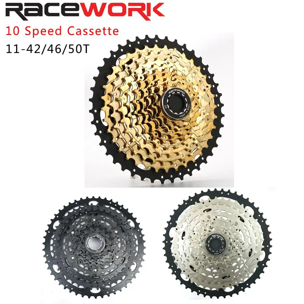 Racework MTB Bicycle 10 Speed Cassette 11-50T 20/30s Flywheel Mountain Bike Compatible XT SLX XO X0 X9 X7 Part
Racework MTB Bicycle 10 Speed Cassette 11-50T 20/30s Flywheel Mountain Bike Compatible XT SLX XO X0 X9 X7 Part