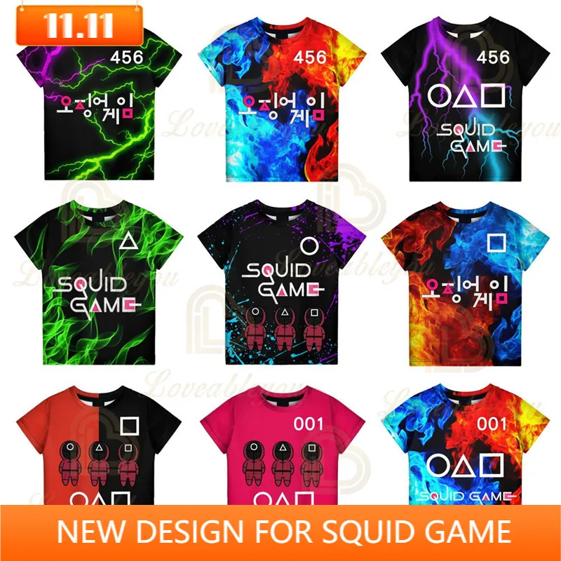 Round Six Korean The Game T-shirt Tees Tops Children Kids T shirt Women Men Tees 3D Cosplay Costume Boys T shirt 218 Tops
Round Six Korean The Game T-shirt Tees Tops Children Kids T shirt Women Men Tees 3D Cosplay Costume Boys T shirt 218 Tops