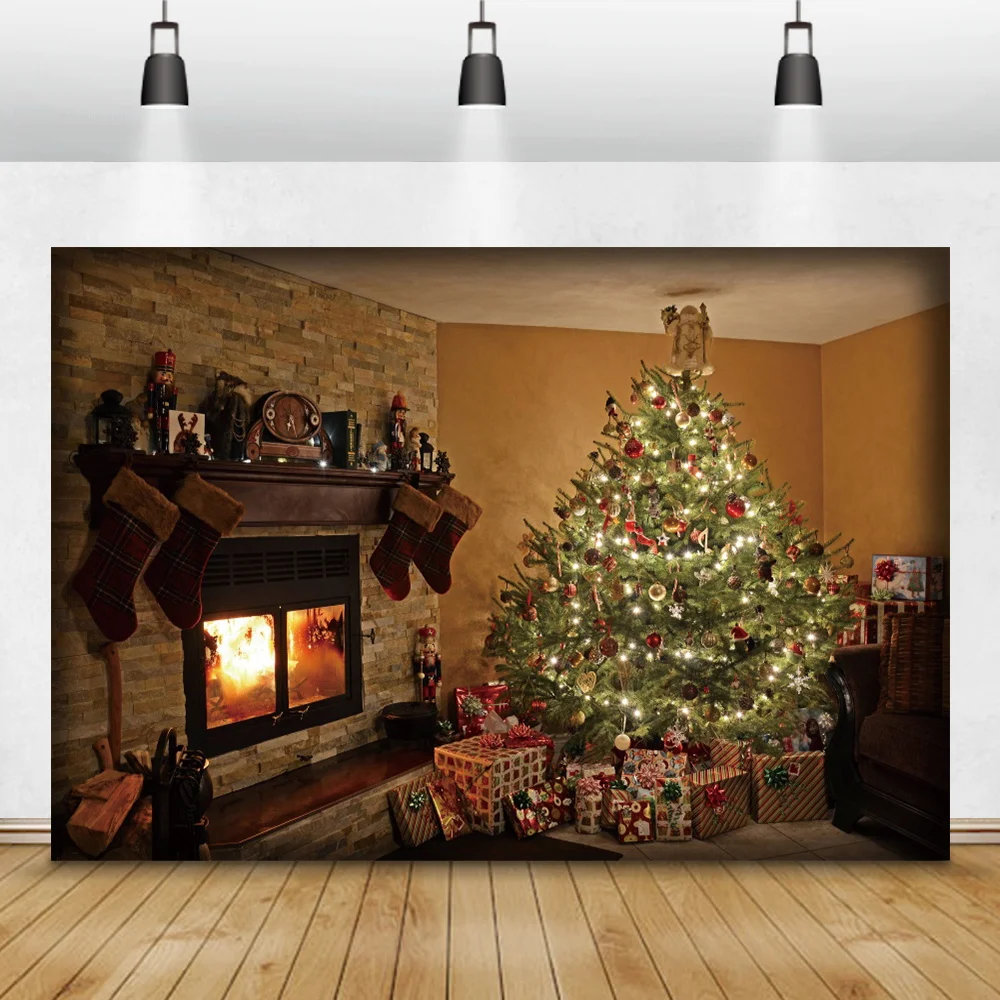 Merry Christmas Tree Fireplace Baby Portrait Photography Backdrop Interior Gifts Living Room Photocall Background Photo Studio
Merry Christmas Tree Fireplace Baby Portrait Photography Backdrop Interior Gifts Living Room Photocall Background Photo Studio