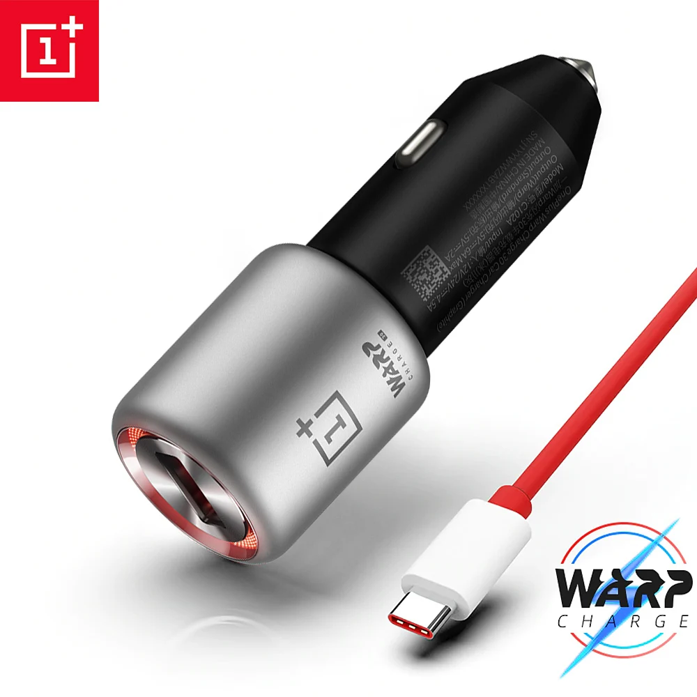 Автомобильное зарядное устройство OnePlus Warp Charge 30 Вт и кабель Type-C набор для зарядки