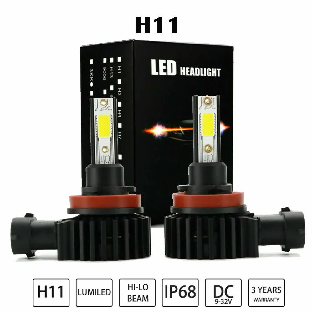 

3 H1 H7 9005 Headlamp light 12V H3 H4 H7 9006 6000K white foglight High beam Super bright H7 H11 Para Coche Led Auto Koplampen