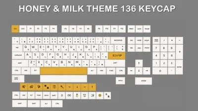 1 Set Honey And Milk Theme Key Caps For MX Switch Mechanical Keyboard PBT Dye Subbed Bee Japanese Minimalist White Keycaps XDA
1 Set Honey And Milk Theme Key Caps For MX Switch Mechanical Keyboard PBT Dye Subbed Bee Japanese Minimalist White Keycaps XDA