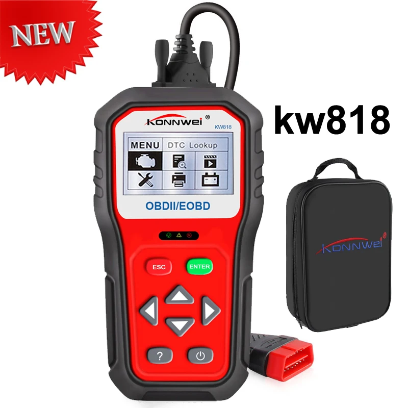 Car Diagnostic Tool OBD2 Scanner Anto Scanner Code Reader KW818 OBD2 Multi-Language Car Scanner Tools work All Cars after 1996
Car Diagnostic Tool OBD2 Scanner Anto Scanner Code Reader KW818 OBD2 Multi-Language Car Scanner Tools work All Cars after 1996