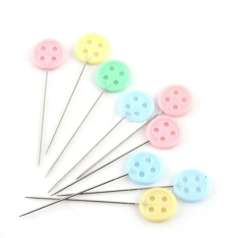 100pcs/bag Pins Mixed Colors Sewing Patchwork Pins Flower Head Pins Sewing Tool Needle Arts Sewing Accessories Button
100pcs/bag Pins Mixed Colors Sewing Patchwork Pins Flower Head Pins Sewing Tool Needle Arts Sewing Accessories Button