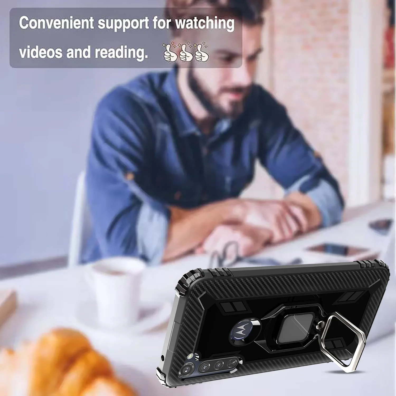 Phone Case For Moto G Stylus With Magnetic Ring Holder Stand Kickstand Slim Silicone Teens Shockproof Motorola G Pro 6.4" 2020
Phone Case For Moto G Stylus With Magnetic Ring Holder Stand Kickstand Slim Silicone Teens Shockproof Motorola G Pro 6.4" 2020