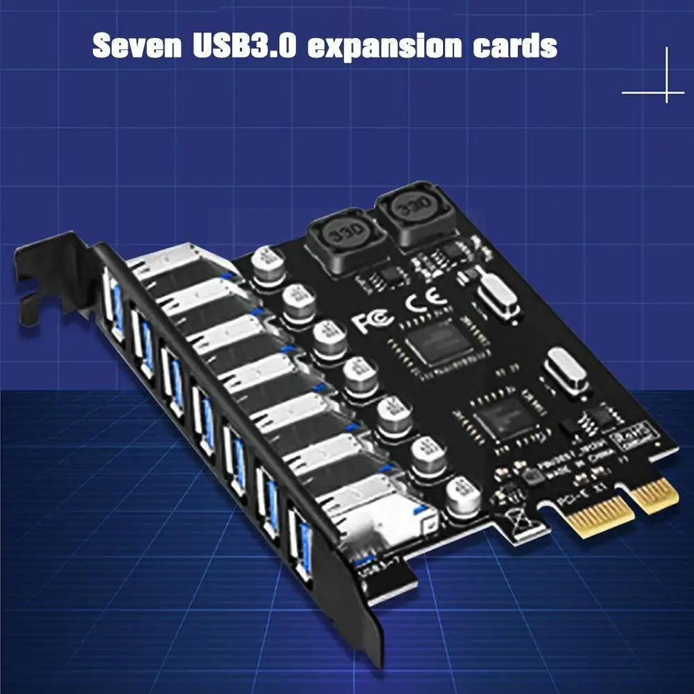 Плата расширения USB3.0 с PCI-E на USB 3,0, адаптер PCI-Express для компьютеров, 7 высокоскоростных портов адаптера для ПК подходит для Des L3E2
Плата расширения USB3.0 с PCI-E на USB 3,0, адаптер PCI-Express для компьютеров, 7 высокоскоростных портов адаптера для ПК подходит для Des L3E2