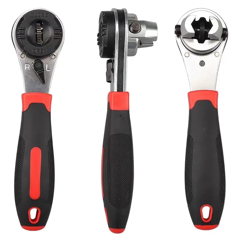 6-22mm Adjustable Ratchet Wrench Torque Spanner with Non-Slip Handle Plumbing Pipe Universal Multi-Functional Tool for Factories
6-22mm Adjustable Ratchet Wrench Torque Spanner with Non-Slip Handle Plumbing Pipe Universal Multi-Functional Tool for Factories