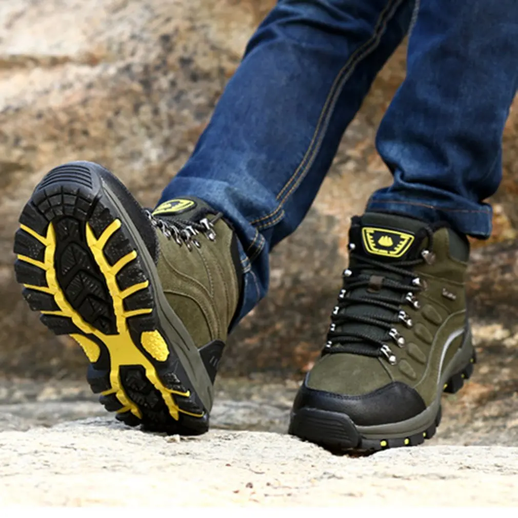 Winter Outdoor Plus-Down Warm Climbing Shoes Lace-up Women Hiking Boots Casual Sports Anti-slip Breathable Shoes
Winter Outdoor Plus-Down Warm Climbing Shoes Lace-up Women Hiking Boots Casual Sports Anti-slip Breathable Shoes