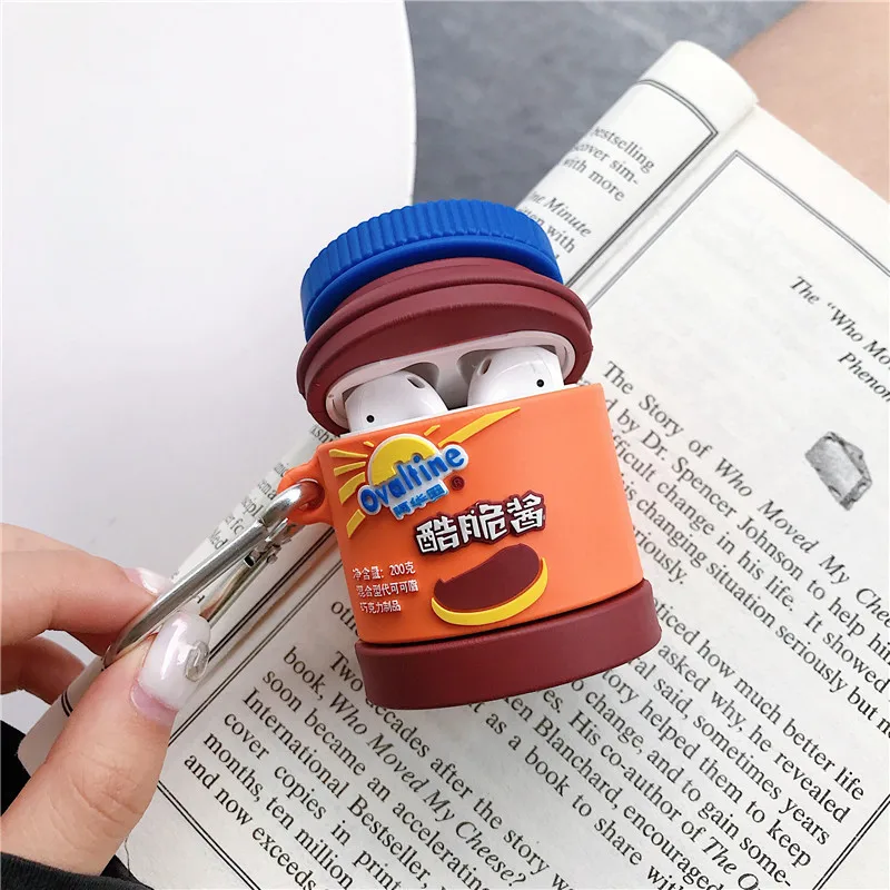 For AirPods 1 2 Case Cute Cartoon chocolate sauce Soft Silicone Earphone Cases For Apple Airpod Pro Case Cover Funda Keychain
For AirPods 1 2 Case Cute Cartoon chocolate sauce Soft Silicone Earphone Cases For Apple Airpod Pro Case Cover Funda Keychain